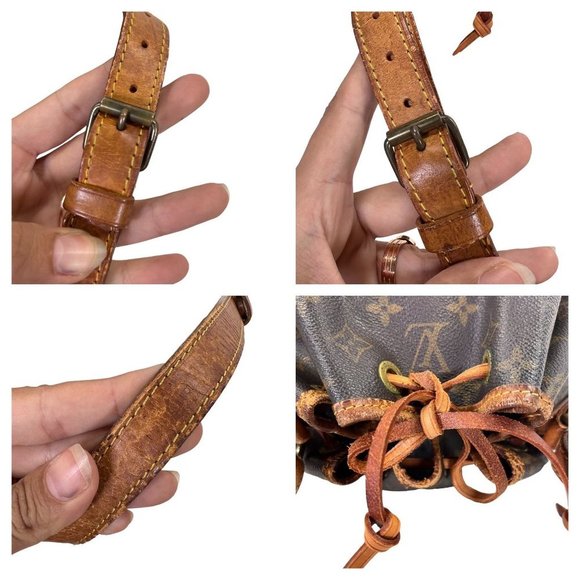 Authentic Louis Vuitton Shoulder Bag Petit Noe Monogram Used LV Handbag Vintage - Picture 8 of 12